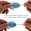 Personal Safety Alarm Self D-efense 125dB For Women Keychain With SOS LED Light Personal Security Keychain Alarm