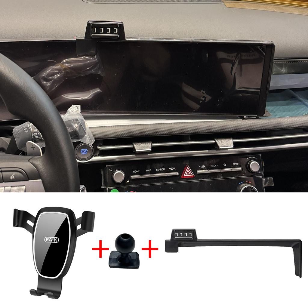 For Hyundai Tucson NX4 2024 2025 2026 Phone Holder Screen Fixed Navigation Bracket Base Wireless Charging