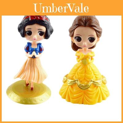 Enchanting Princess Bella Snow White Figures Pvc Miniatures For Kids Girls Cake Decor