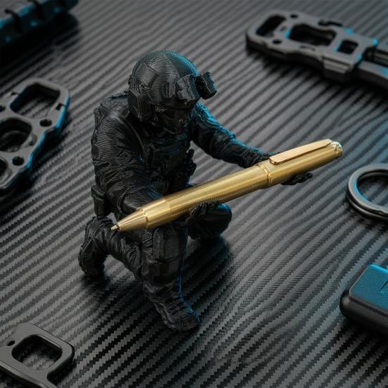 3D Printed Soldier Pen Pencil Holder Stand for Desk, Pen Display Stand, Creative Pencil Holder, Military Decorations for Home Office