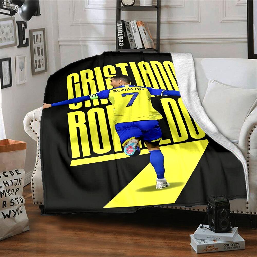 1pc Number 7 Soccer Blanket, Gift, for Men and Women, Soft Blanket, Good for Sofa Bed Couch Travel, Lightweight Flannel Blanket