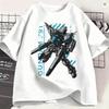 Gundam TShirt Summer Hippie T Shirts Unisex Pure Cotton O Neck 4xl 5xl 6xl Tees ShortSleeve Y2k Basic Tops