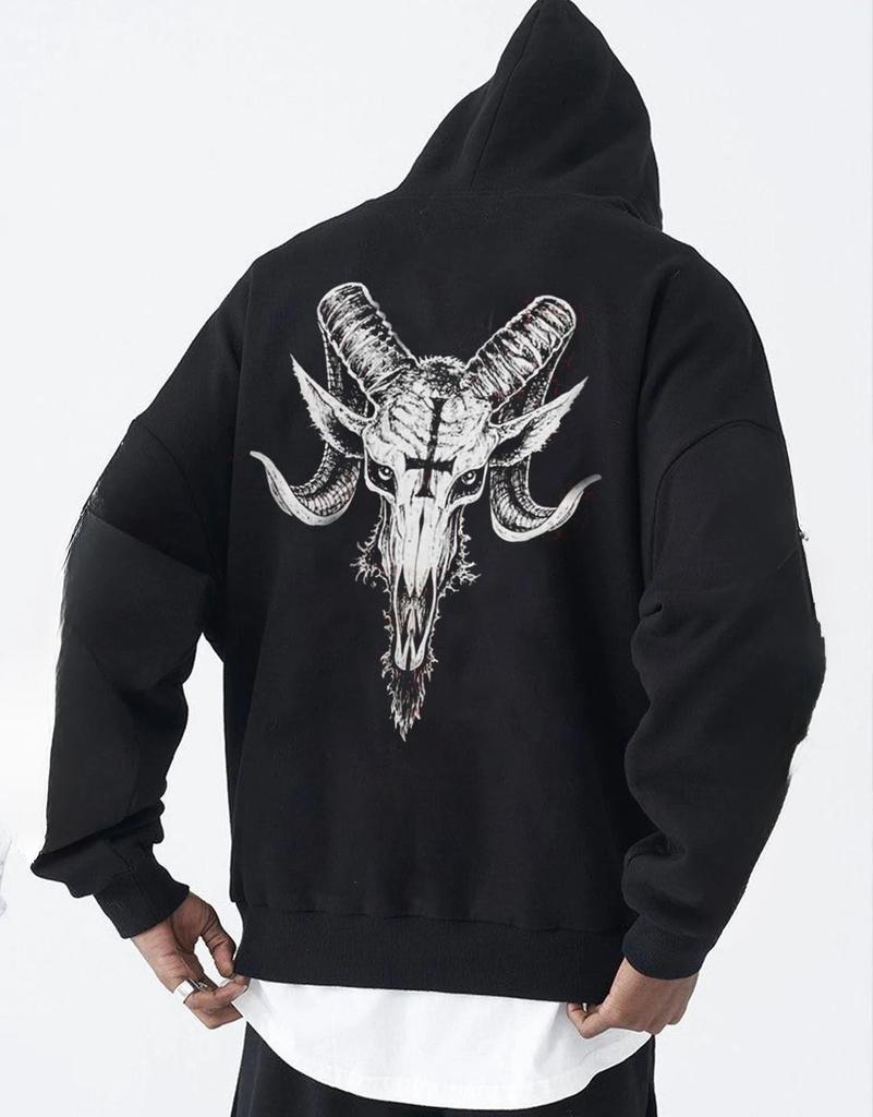 Amerikanische High Street Trendiges Kapuzensweatshirt Locker Übergroß Lässiges Sportshirt Herren Damen Langärmeliges Kapuzensweatshirt