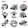 LYKX Adventure Sports Compass Car Sticker Wrap Vinyl Decal Mountain Engine Cover Door Window Multiple Sizes