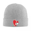 I Heart Lebanon Lebanese Flag Warm Knitted Cap Fashion Bonnet Hat Autumn Winter Outdoor Beanies Hats for Unisex Adult