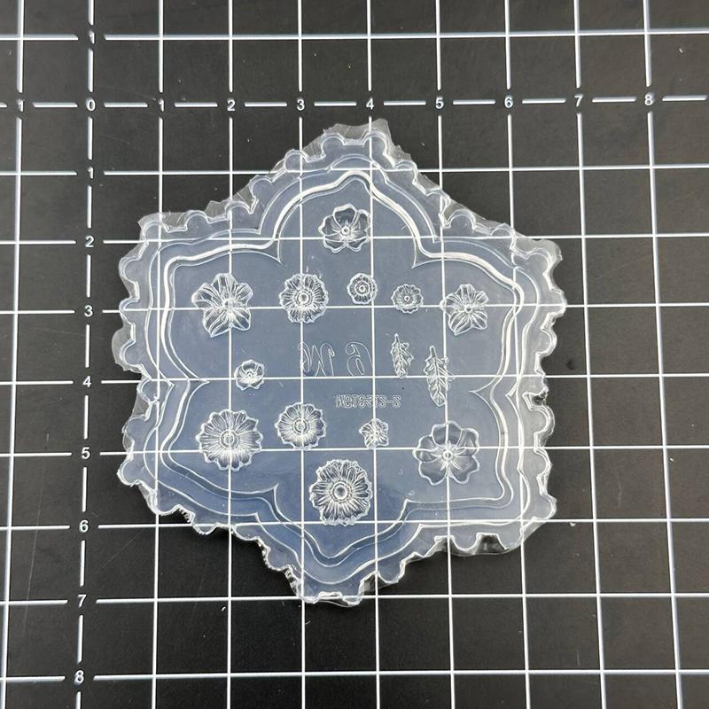 3D Silicone Flowers Leaves Butterfly Design Nail Art Carving Templates Nail Mold Manicure Tool Decor Gifts