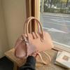 Chic Pebbled PU Mini Handbag with Top Handle and Adjustable Shoulder Strap Perfect for Daily Fashion and Style