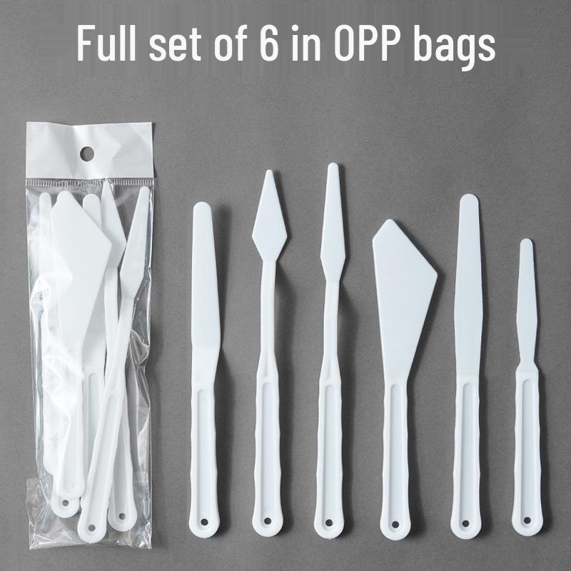 Oil Painting Palette and Spatula Set: Knife Set for Acrylic, Gouache, and Pigment