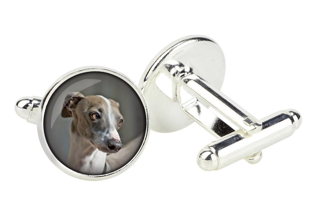 Italian Greyhound, Italian Sighthound - cufflinks, a shirt accessory, a shirt pendant from the Art-Dog brand