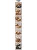 Four Seasons Girls' Velvet Snow Boots with Fur Ball Bows and Non-slip Sole.