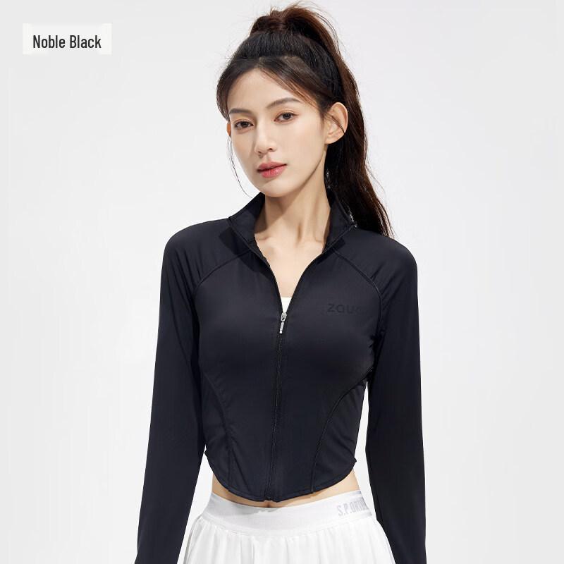 Zauo Women s Slim Fit Sun Protection Sports Jacket S