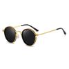 Latest Classic Vintage Sunglasses Men Round Vintage Retro UV400 Sun Eyeglasses High Quality Alloy Glasses Driving Fishing Sunglass