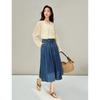 INMAN Beaded Embroidery V-Neck Knit Top