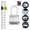 High Security Padlock - MASTER LOCK - M1EURDLFCC - Keyed - Laminated Steel - Exterior - Shackle M