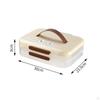 Dumpling Organizer Food Container Preservation Tray Refrigerator Dumplings for Snacks