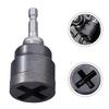1Set Thickened Alloy Cross Shape Socket Wrench Conversion Connect Rod  for Impact Drivers
