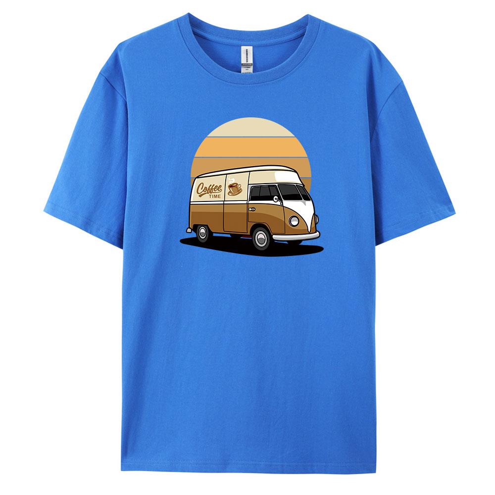 Car Mens Casual Shortsleeved Tshirt with 100 Cotton Fashion print Tees oversize