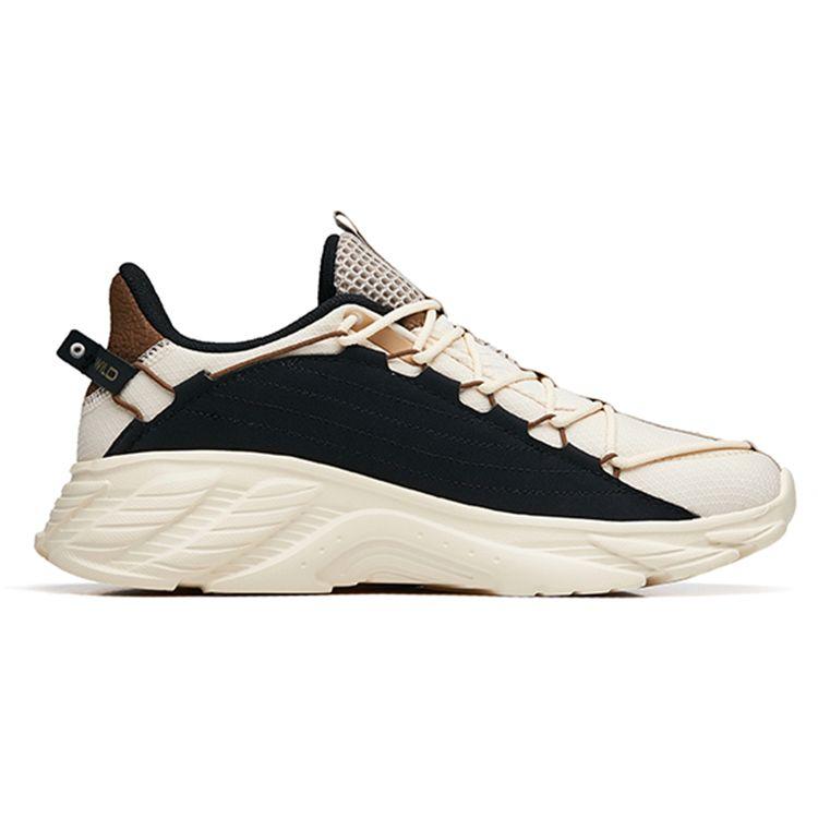 Anta Comfortable Versatile Low-Top Running Shoes Men Sneakers White Black Brown 112245573-2