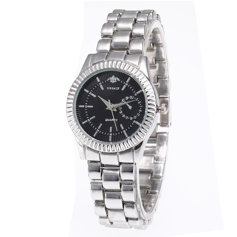 Women's & Men's Fashion Quartz Watch with Alloy Strap