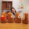 New Fun Kapibara Doll Fries Backpack Capybara Doll Doll Plush Toy Girl Birthday Gift