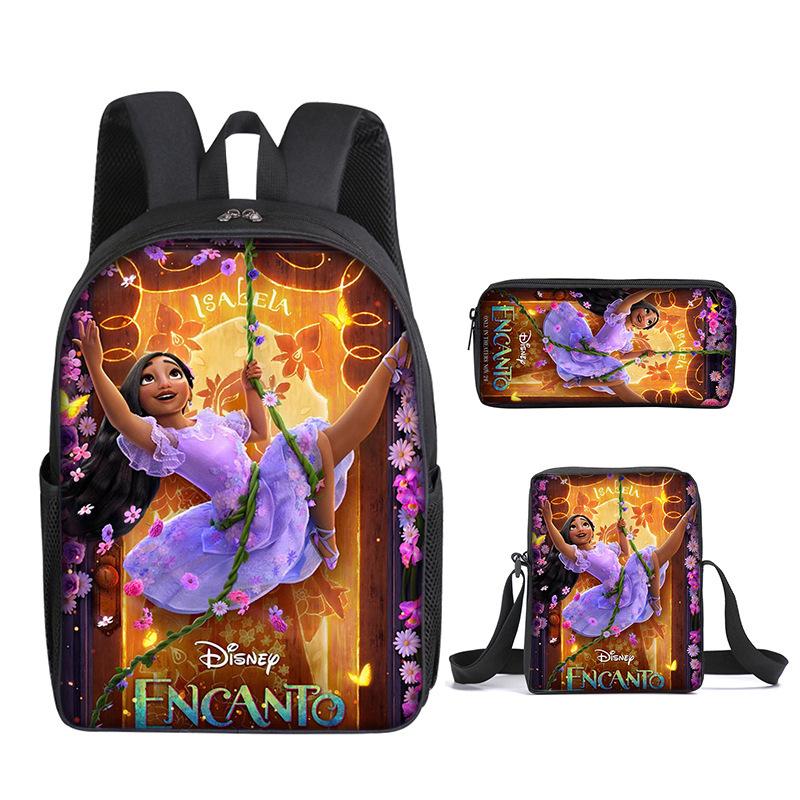 Encanto School Bag Magic Full House Elementary And Secondary School Students Anime School Bag Cartoon Backpack