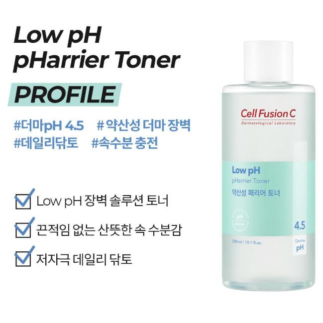 Cell Fusion C Low pH pHarrier Toner - Hydrating, Barrier 300ml