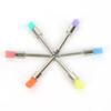 100Pcs Dental Lab Nylon Small Latch/taper Polishing Polisher Prophylaxis Soft Brushes Dentist Products 0.6Cm Brus White Fla
