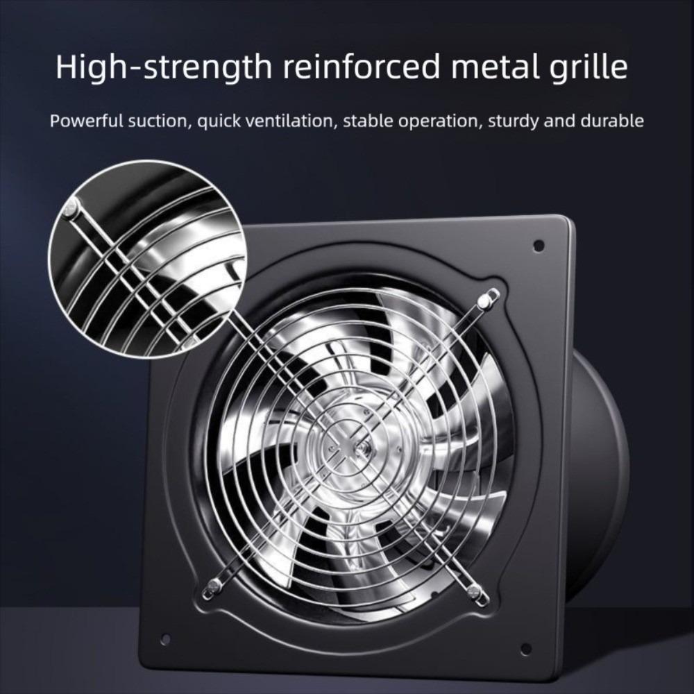 6/8/10/12 Inch Exhaust Fan Low Noise Bathroom Ceiling Exhaust Fan Electric Blower Fan Kitchen