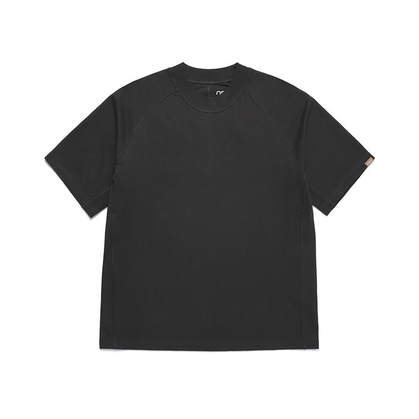 nau Organic Raglan T-Shirt Dark Gray