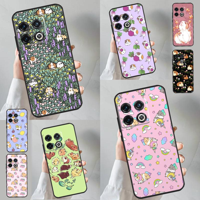 Capa de Porquinho da Índia Para OnePlus Nord 3 CE4 CE 2 Lite N10 N20 N30 OnePlus 12 11 9 10 Pro 8T 10T 12R