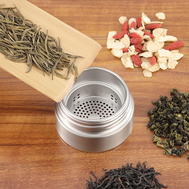 316 Stainless Steel Vacuum Insulated Travel Mug With Tea Strainer Portable Water Bottle Men Women Office Home