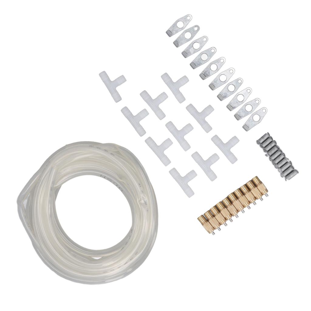 Poidło smoczkowe dla królika z przezroczystym wężem 0,3 cala 16,4 stopy Całkowicie miedziane Łatwe w instalacji Automatyczne