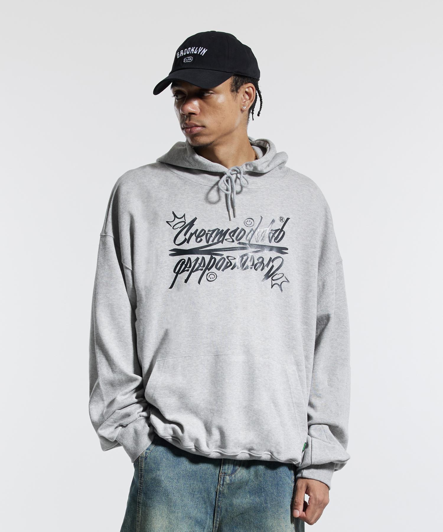 Cream Soda Lab Crsdel Lettering Hoodie (Type B) Khaki/Regular Xl(3)