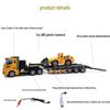 Wireless Remote Control Semi-Trailer Truck: Heavy Transport, Dump, Oil Tanker, Boy's Model Toy