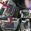 Carbon Fiber Interior Stickers for Custom 17-19 Tiguan: Gear Shift, Center Console, Door Panel Décor.