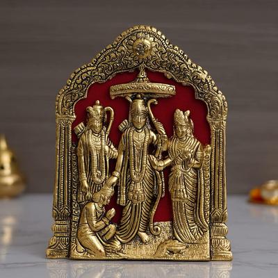 Metal Lord Ram Ji/Ram Darbar Idol Statue Murti for Home and Office Decor (Lord Ram) Ramdarbar Showpiece