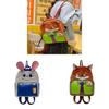 Zootopia Judy Hopps Nick Wilde Cartoon Plush Rabbit And Fox Backpack With Padded Straps For Daily Use