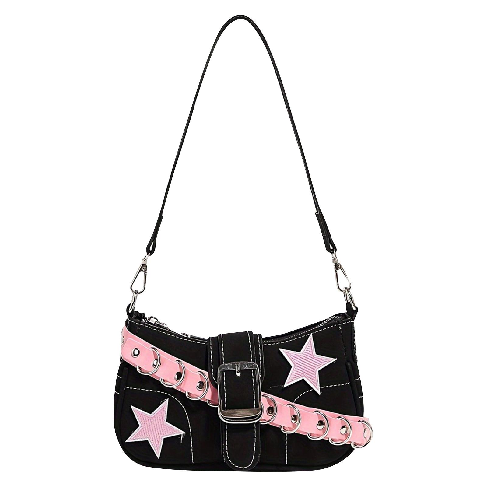 

Сумка-локомотив, дизайн, крутая, красивая, много карманов, черная, универсальная, через плечо, сумка через плечо, цветная, пикантная, для девушек, сумка на цепочке One Size чёрный