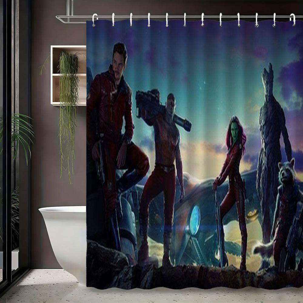 X-Men Xavier'S School Logo Waterproof Shower Curtain For Superhero Decor