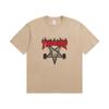 A1-07 Summer Thrasher Letter Print T-Shirt Men Women Oversized Cotton Short Sleeve Casual Streetwear Tee Top