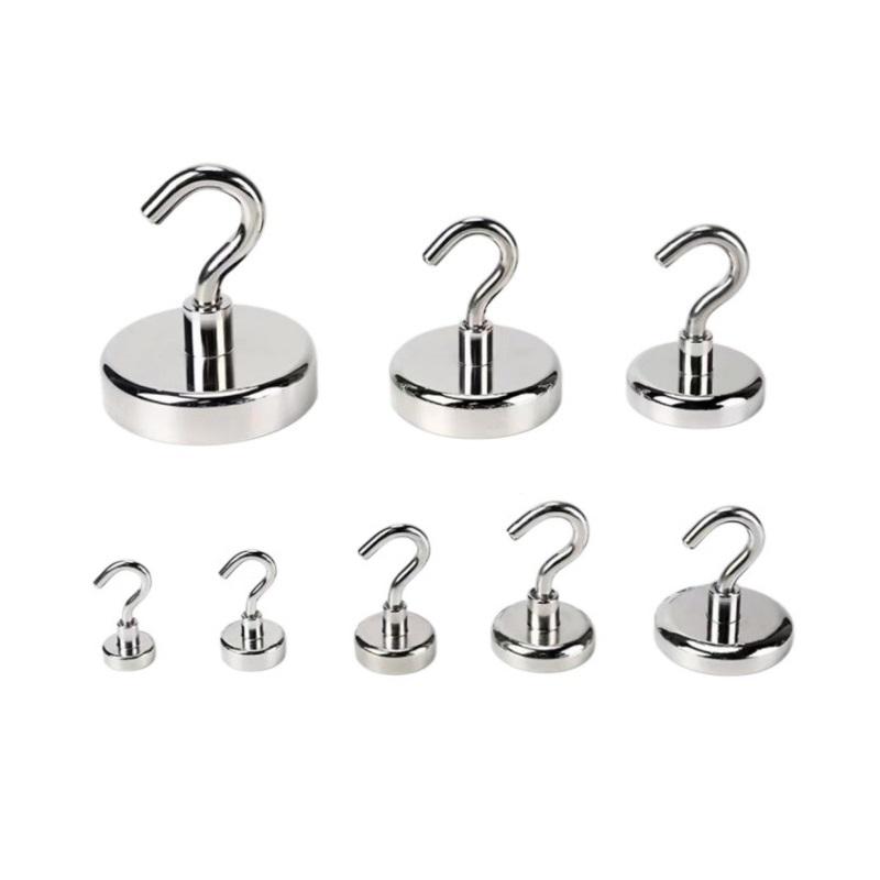 10PCS Strong Magnet Hooks Multi-Purpose Storage Hooks Home Kitchen Bar Storage Hooks Key Storage Hooks Bathroom Hangers