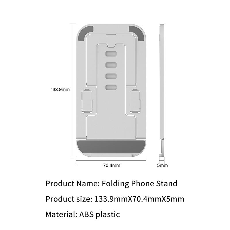 Universal Foldable Mobile Phone Holder Portable Desktop Adjustable Phone Stand For Iphone 16 15 Samsung Xiaomi Desk Lazy Bracket