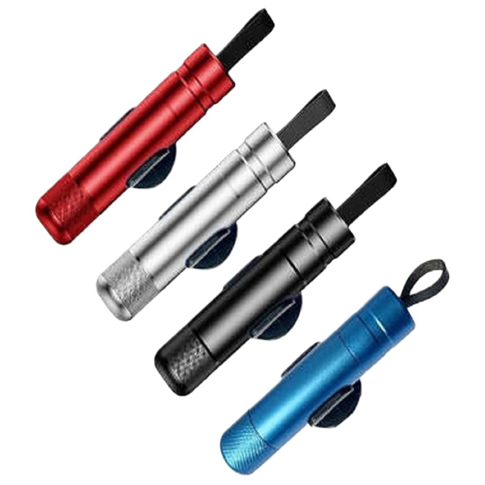 

4PCS Car Safety Hammer Auto Emergency Glass Window Breaker Seat Belt Cutter Aluminum Alloy Life-Saving Escape Hammer Tools