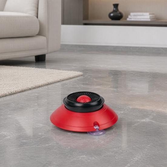 Dog Licking Bowl with Rolling Ball, No-Spill Slow Feeder for Liquid Treats, Anti-slip Suction Cup Bone Broth Yogurt Lick Toy for Dogs Cats