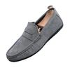 Fashion Men's Shoes Spring New Soft Soles One-footed Men's Driving Casual Leather Shoes Men Loafers
