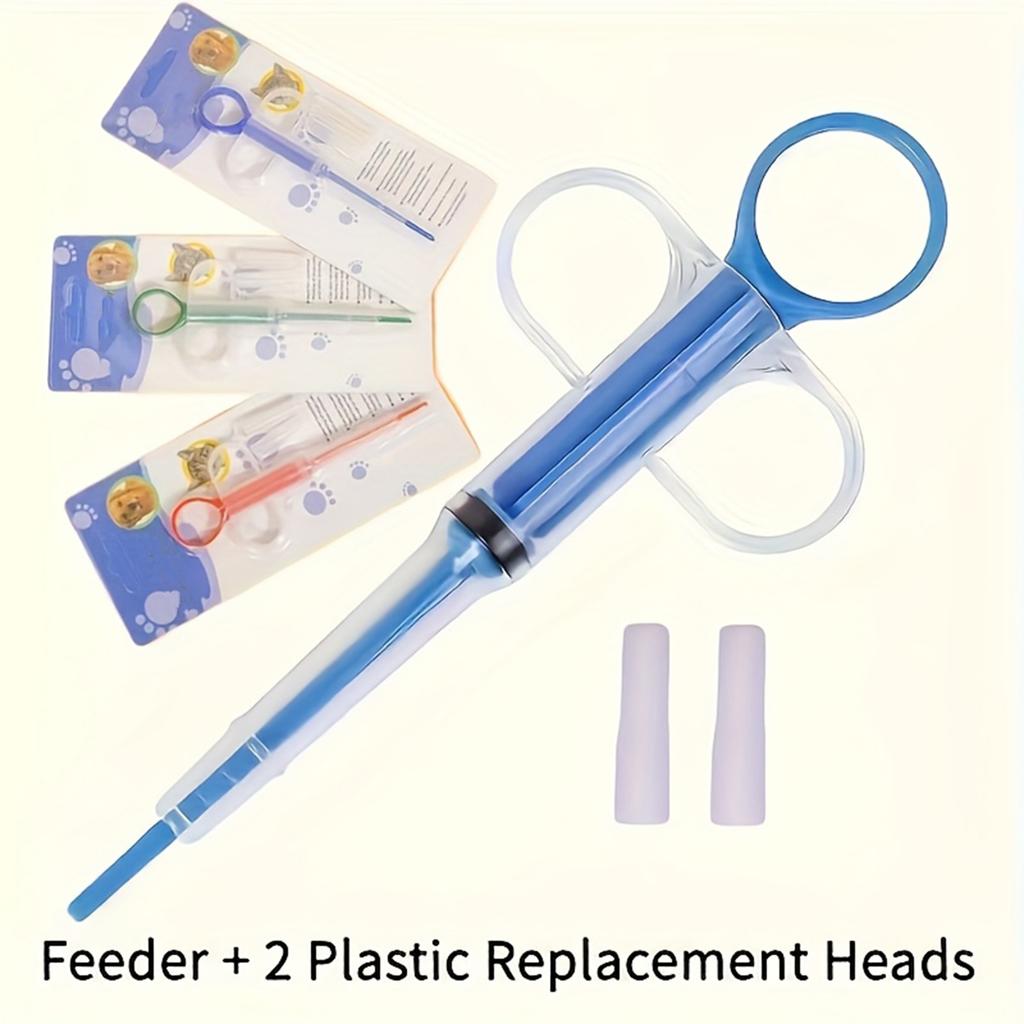 Pet Medication Syringe Feeder for Cats and Dogs Soft Tip Oral Dosing Tool Easy To Use Safe for Administering Liquid Medicine