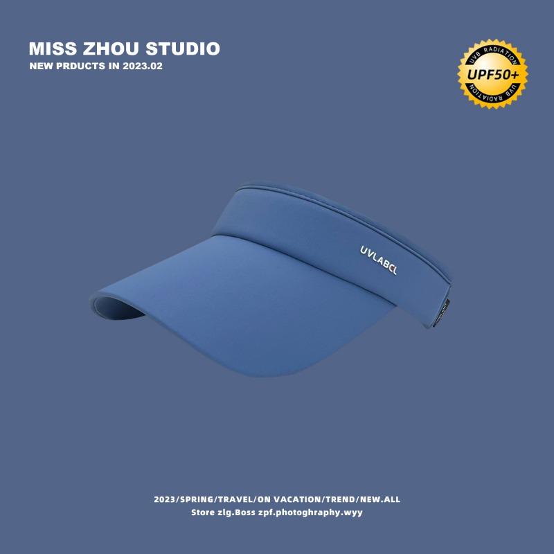 Running empty cap children summer outdoor sports outing big eaves cold silk cool feeling no top cap men