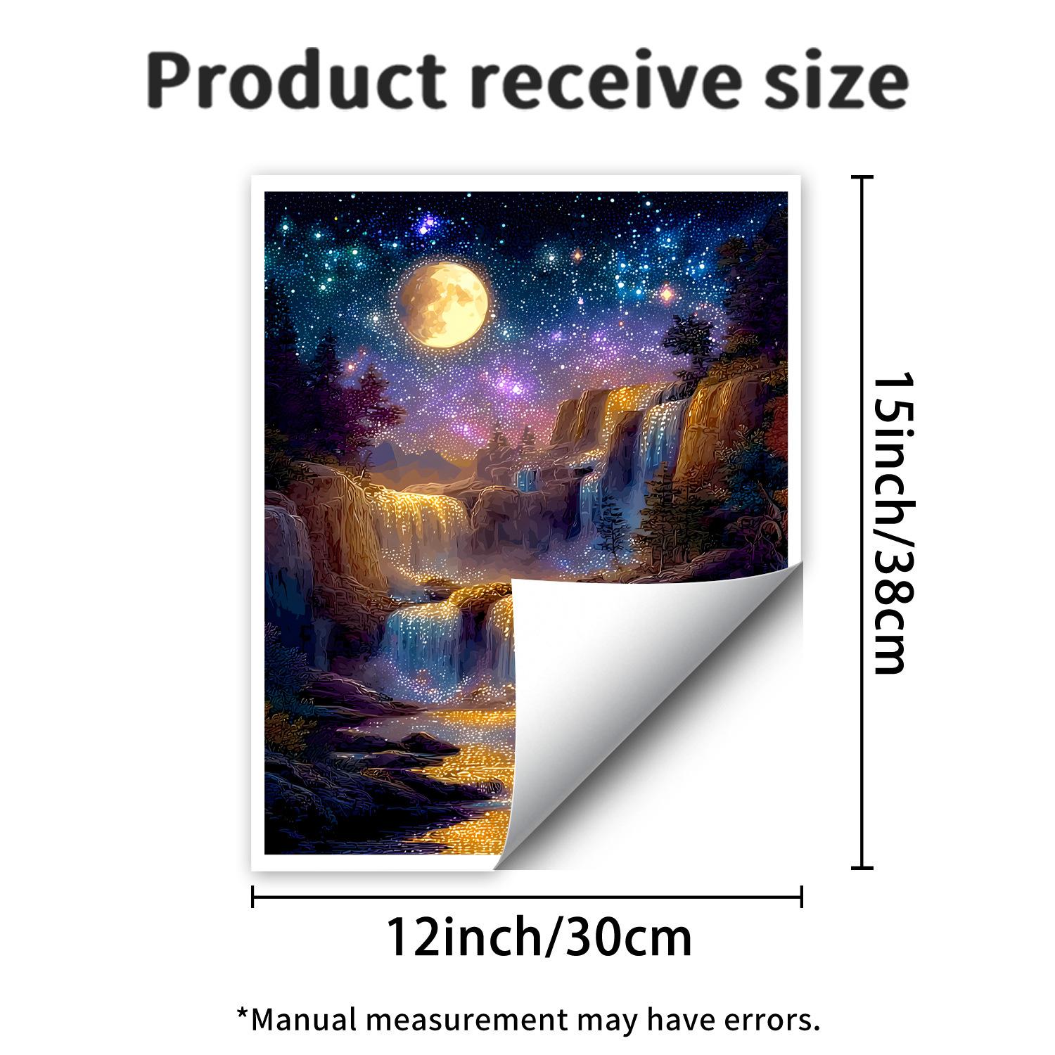 

Декоративные самоклеящиеся наклейки на стену для спальни, гостиной и кабинета Riverfall Moon Bay