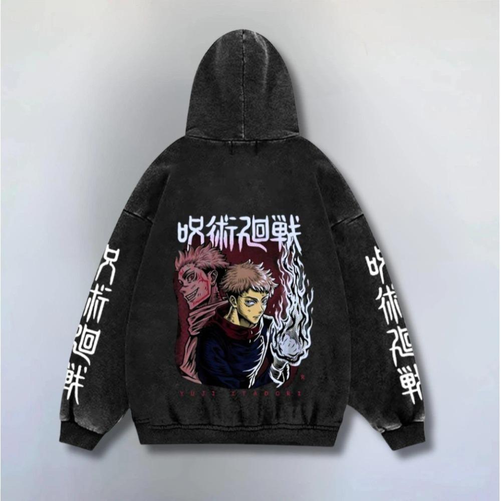 Men's Hoodie Anime Graphic Fashion Pullover Autumn Clothing Casual Clothes Women Tops Sweatshirts