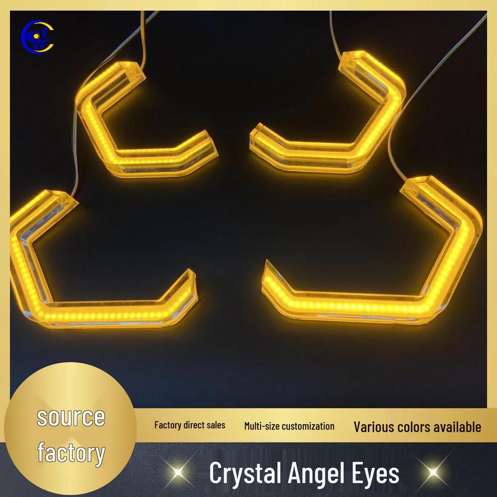 Dual-Color LED Crystal Angel Eyes for E90, E91, F30, M3, M4